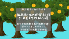 【投資】毎月配当の不労所得！おすすめ銘柄3選！のアイキャッチ画像