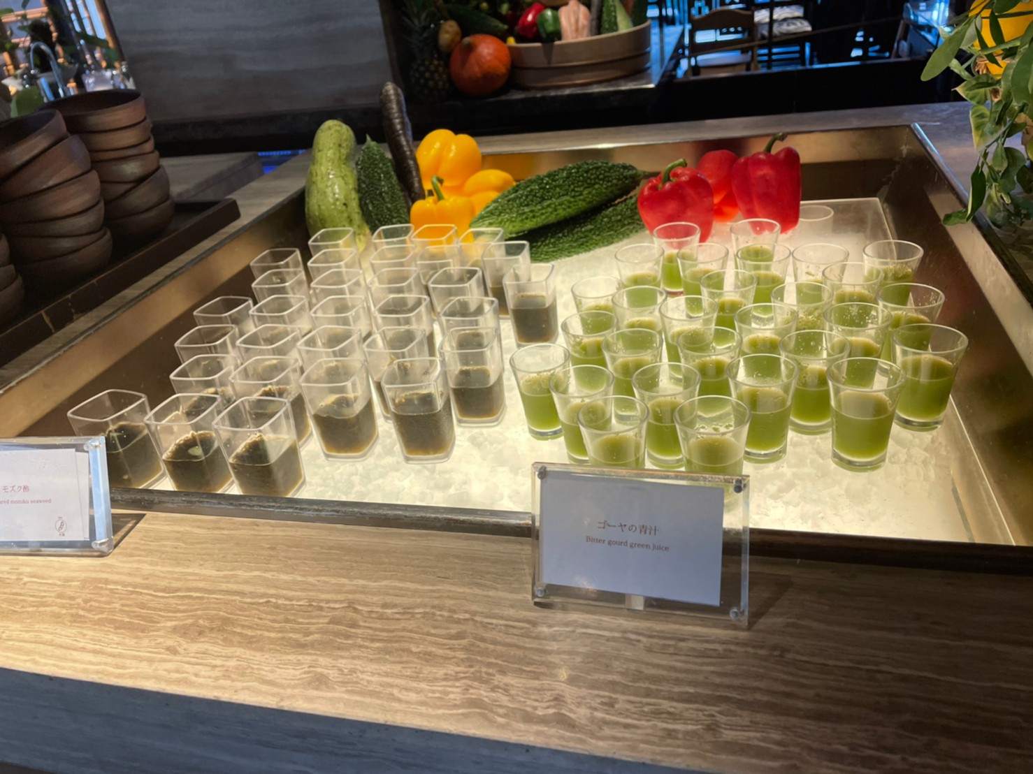 ISHIGAKI BOLD KITCHEN朝食ブッフェのドリンク