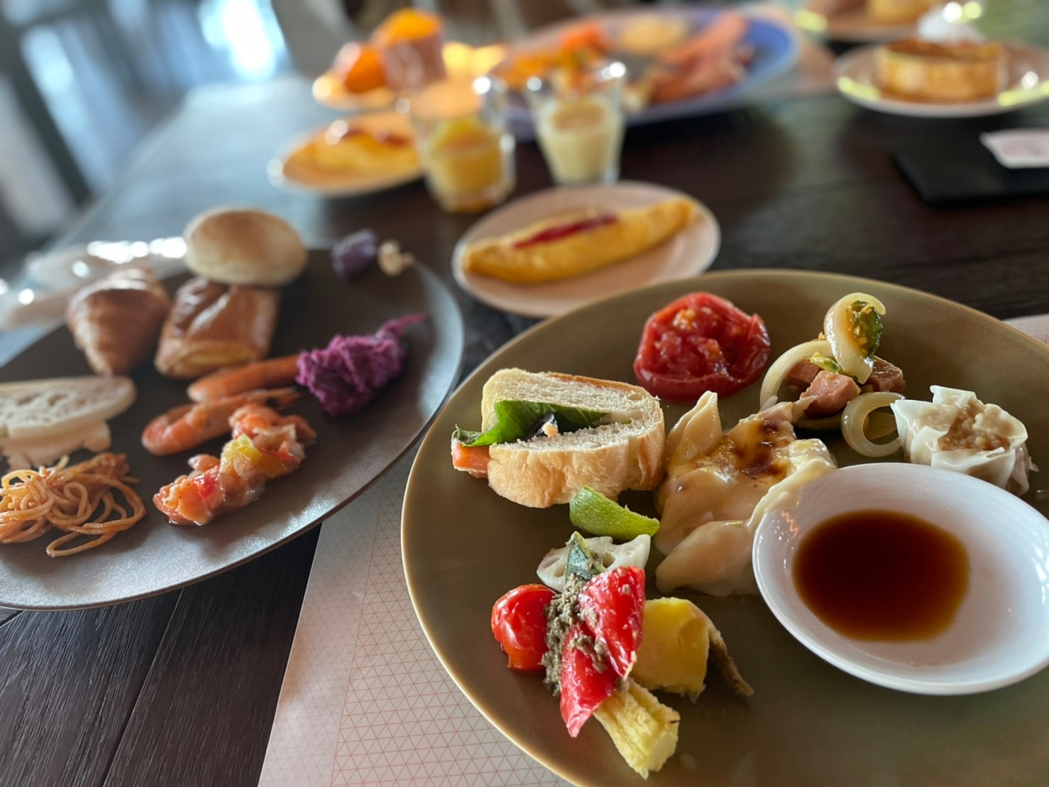 フサキビーチリゾートの朝食ブッフェ
