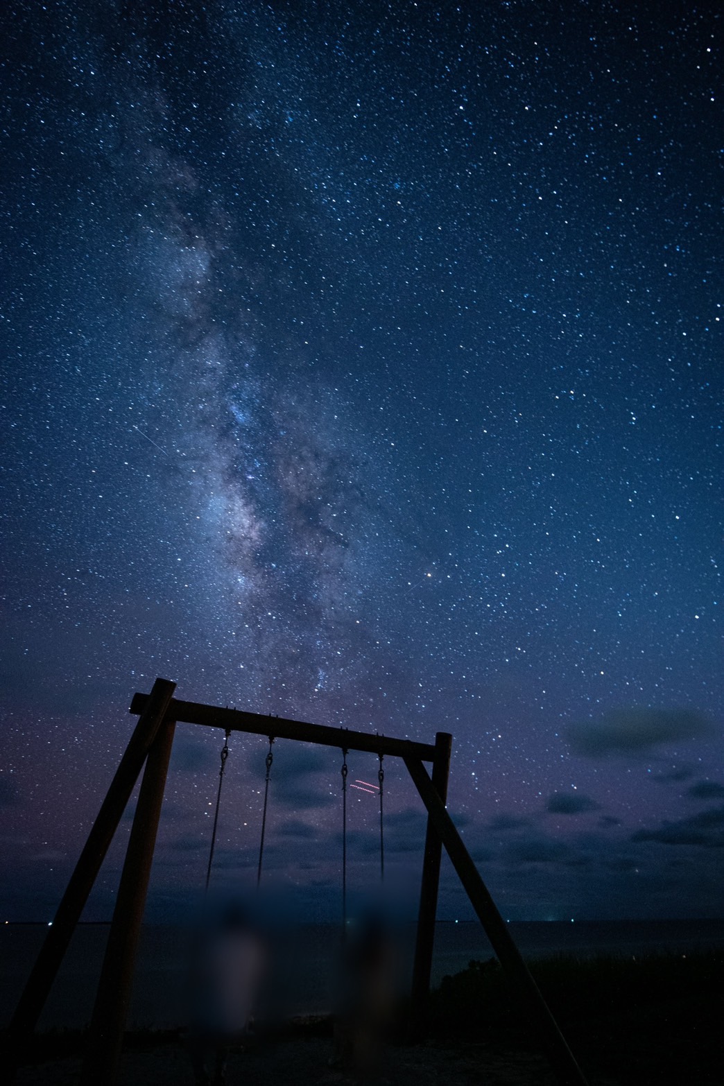 はいむるぶしの星空写真館で撮影した夫婦の記念写真