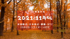 2021/11月　投資2年目の資産状況！【じぇいの投資記録】のアイキャッチ画像