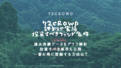 72CROWDの評判!過去実績データで利回りなど徹底解析!のアイキャッチ画像