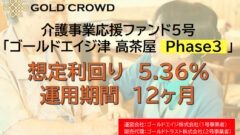 【GOLD CROWD】介護事業応援ファンド５号の投資考察！のアイキャッチ画像