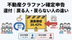 不動産クラウドファンディングの税金・確定申告｜雑所得・源泉徴収・還付の考え方のアイキャッチ画像