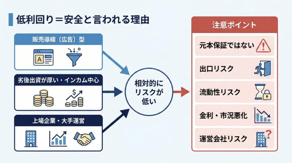 不動産クラウドファンディングの低利回り案件への投資考察！国債・社債・J-REIT・不動産STと比較の画像
