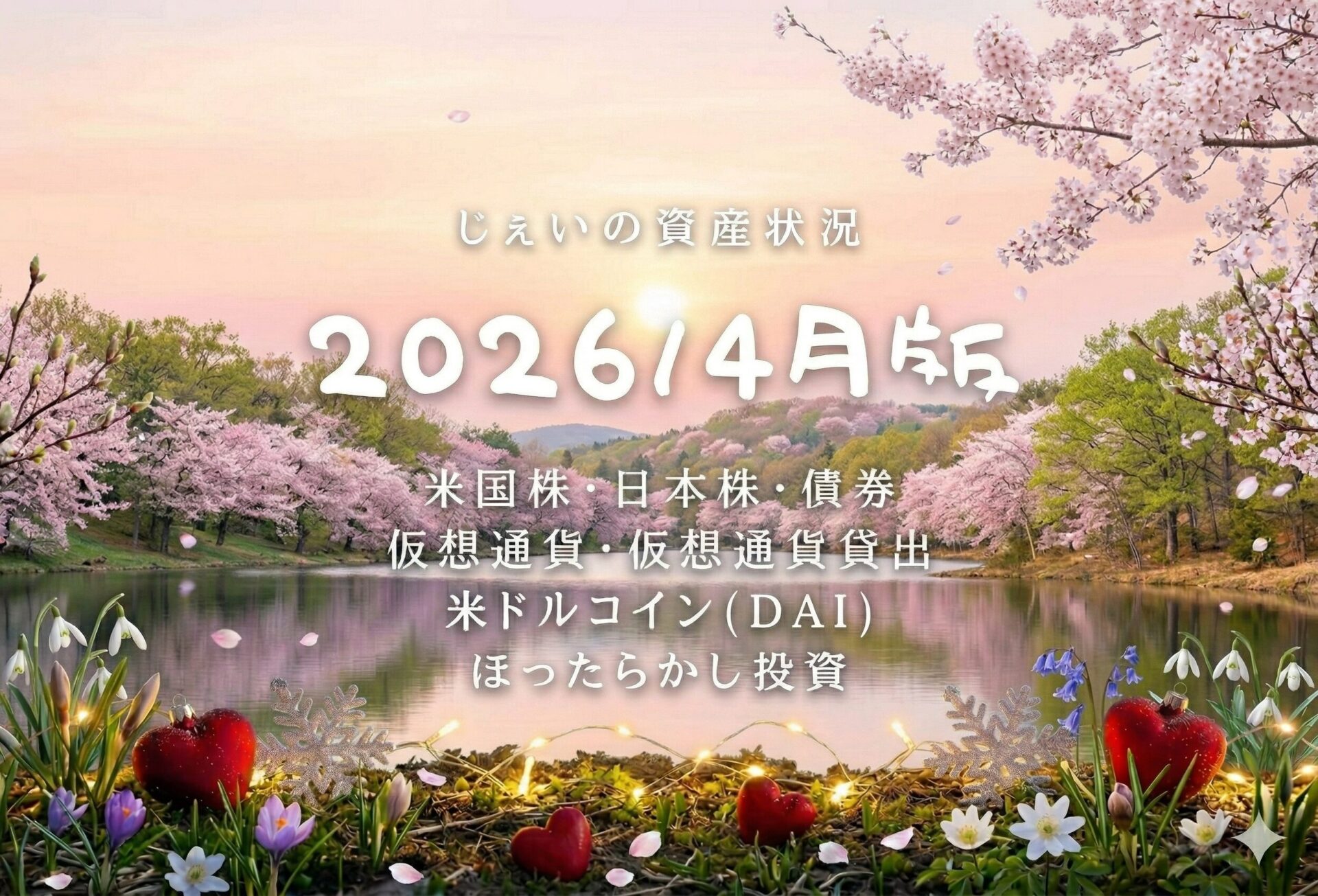 2026/4月！投資6年5ヶ月の資産状況！【じぇいの投資記録】のアイキャッチ画像