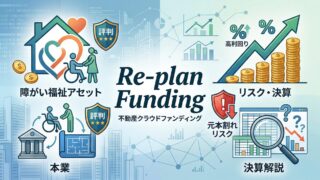 Re-plan Fundingの評判は？怪しい理由・元本割れリスク・リプランの本業と決算を解説のアイキャッチ画像