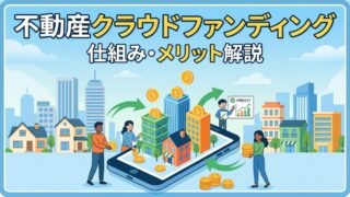 不動産クラウドファンディングとは？仕組み・種類・メリット・デメリットを初心者向けにわかりやすく解説のアイキャッチ画像