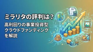 ミラリタの評判は？高利回りの事業投資型クラウドファンディングを解説のアイキャッチ画像