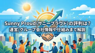 Sunny Proud（サニープラウド）の評判は？運営/グループ会社情報や仕組みまで解説のアイキャッチ画像
