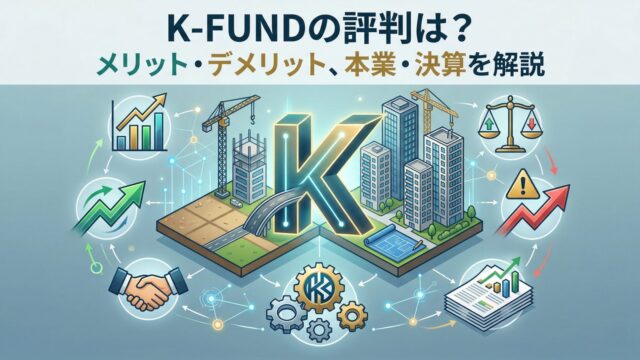 K-FUNDの評判は？高利回りの理由・メリット・デメリット、本業・決算を解説のアイキャッチ画像