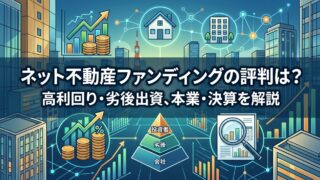 ネット不動産ファンディングの評判は？高利回り・劣後出資、本業・決算を解説のアイキャッチ画像
