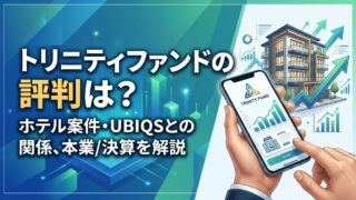 トリニティファンドの評判は？ホテル案件・UBIQSとの関係、本業/決算を解説のアイキャッチ画像