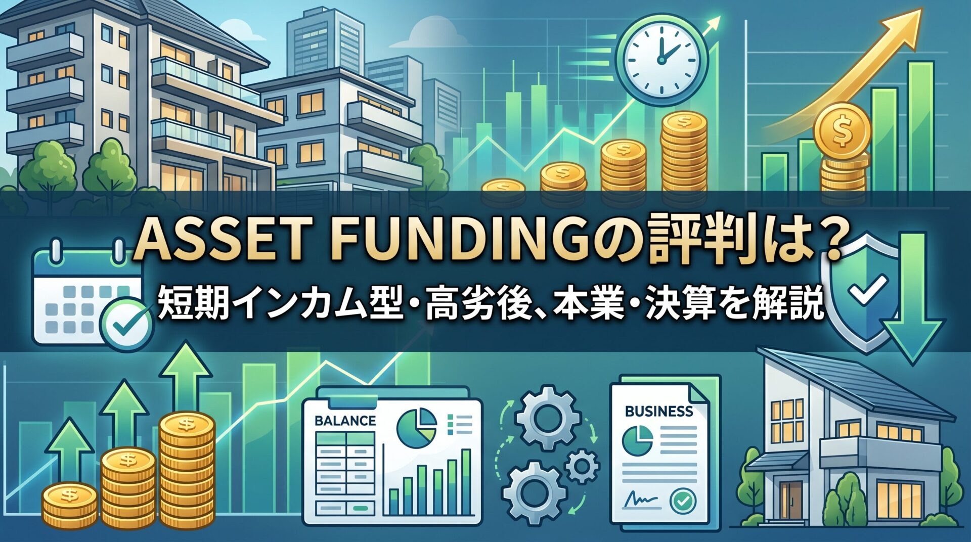 ASSET FUNDINGの評判は？短期インカム型・高劣後、本業・決算を解説