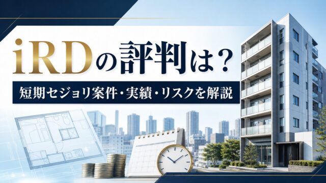 iRD（イルド）の評判は？JRD運営・短期セジョリ案件の実績とリスクを解説のアイキャッチ画像