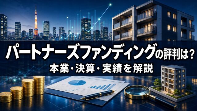 パートナーズファンディングの評判は？本業・決算・実績を解説のアイキャッチ画像