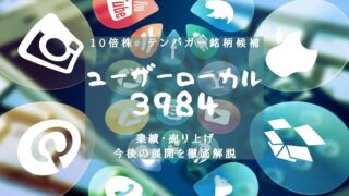 【テンバガー候補・ユーザーローカル3984】今後の激アツ展開！？のアイキャッチ画像