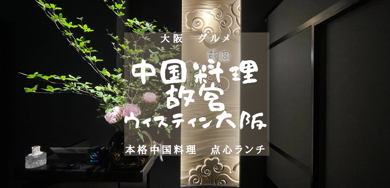 【大阪・グルメ】中国料理 故宮　ランチグルメレポート！のアイキャッチ画像