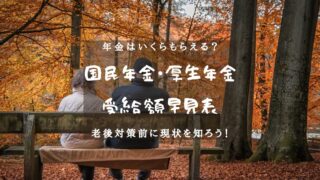年金はいくらもらえる？国民年金・厚生年金の受給額早見表！のアイキャッチ画像