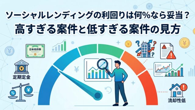 ソーシャルレンディングの利回りは何％なら妥当？高すぎる案件と低すぎる案件の見方のアイキャッチ画像
