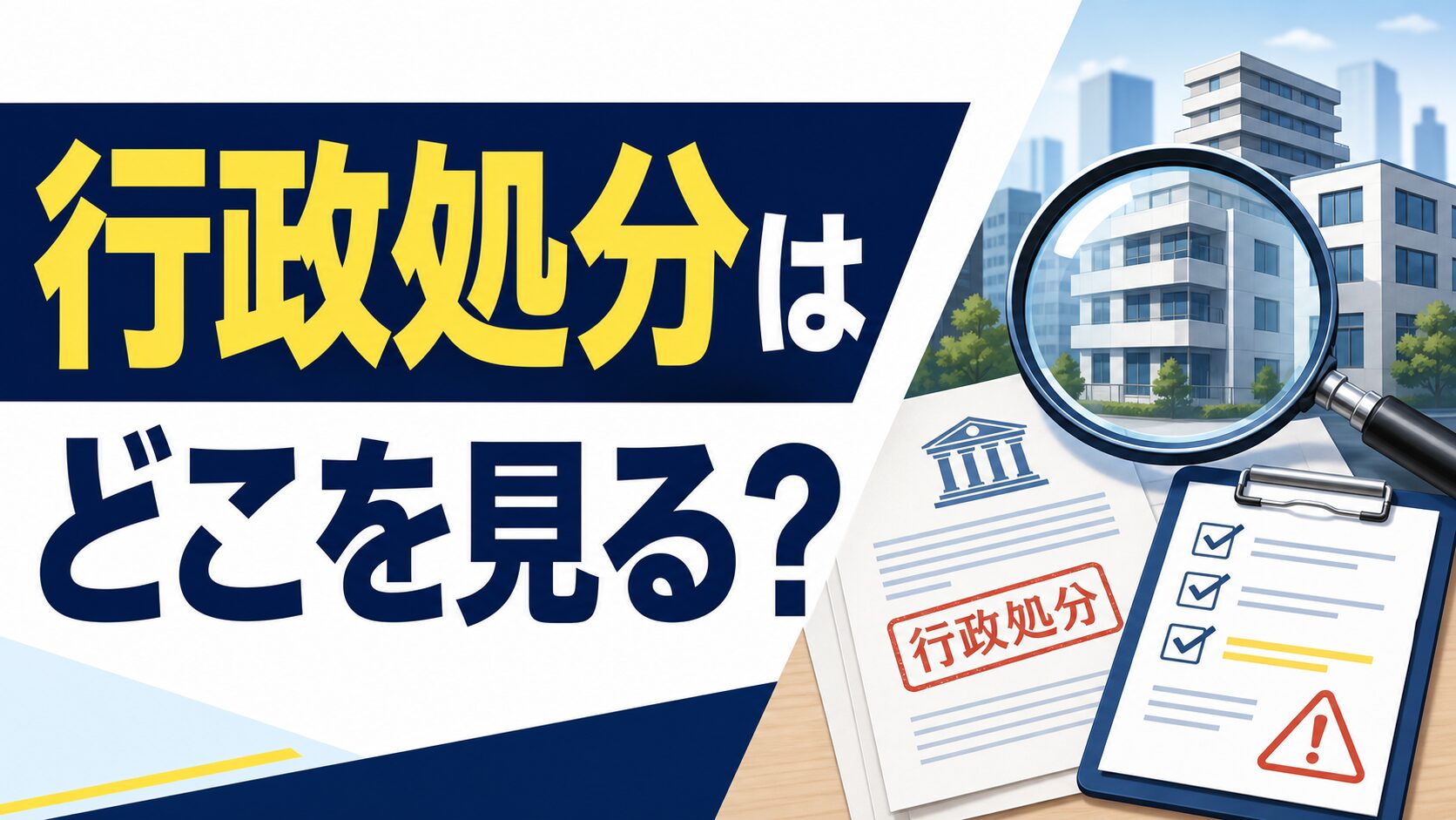 不動産クラウドファンディングの行政処分はどこを見るかを示す記事サムネイル