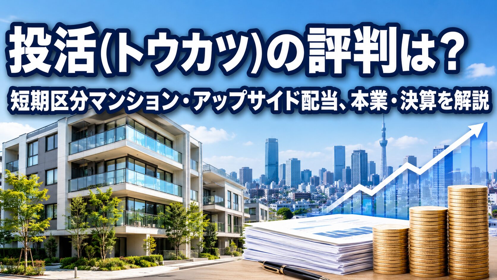 投活(トウカツ)の評判は?短期区分マンション・アップサイド配当、本業・決算を解説