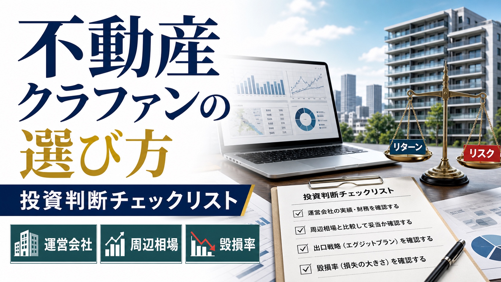 不動産クラウドファンディングの選び方と投資判断チェックリスト