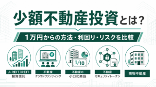 少額不動産投資とは？1万円からできる方法・利回り・リスクを比較のアイキャッチ画像