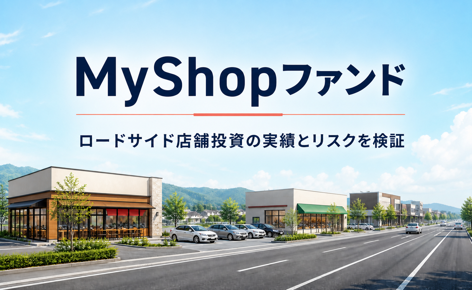 MyShopファンド ロードサイド店舗投資の実績とリスクを検証