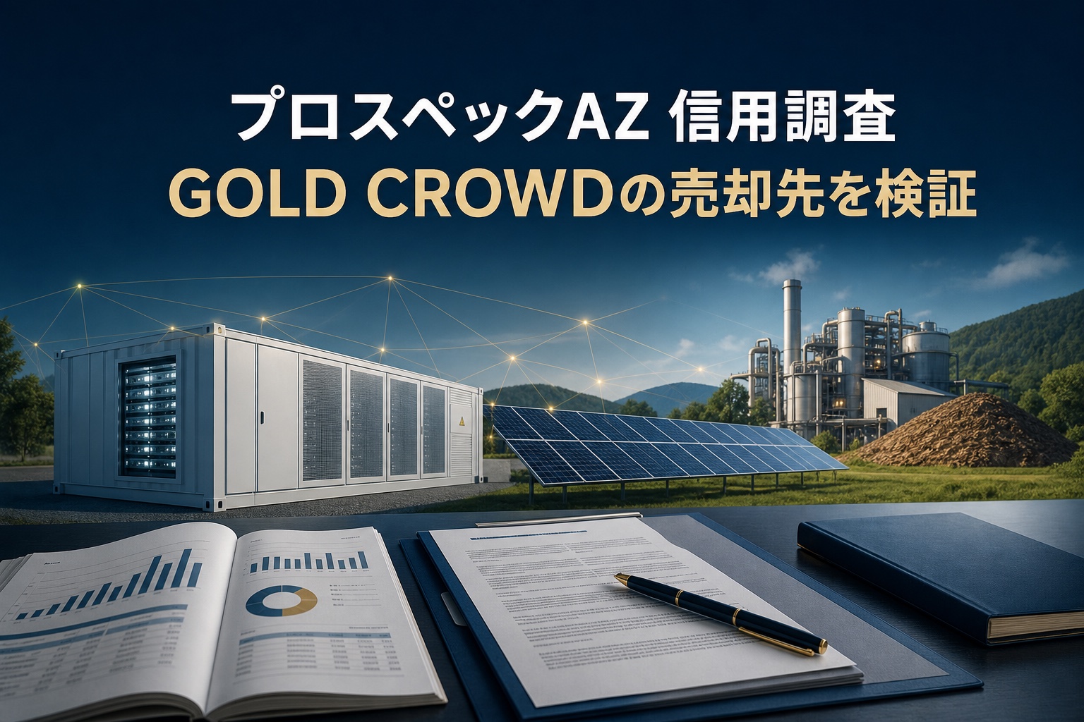 プロスペックAZの信用をGOLD CROWDの売却先として調査する記事のアイキャッチ