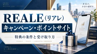 REALE（リアレ）のキャンペーン・ポイントサイト情報｜特典の条件と受け取り方のアイキャッチ画像