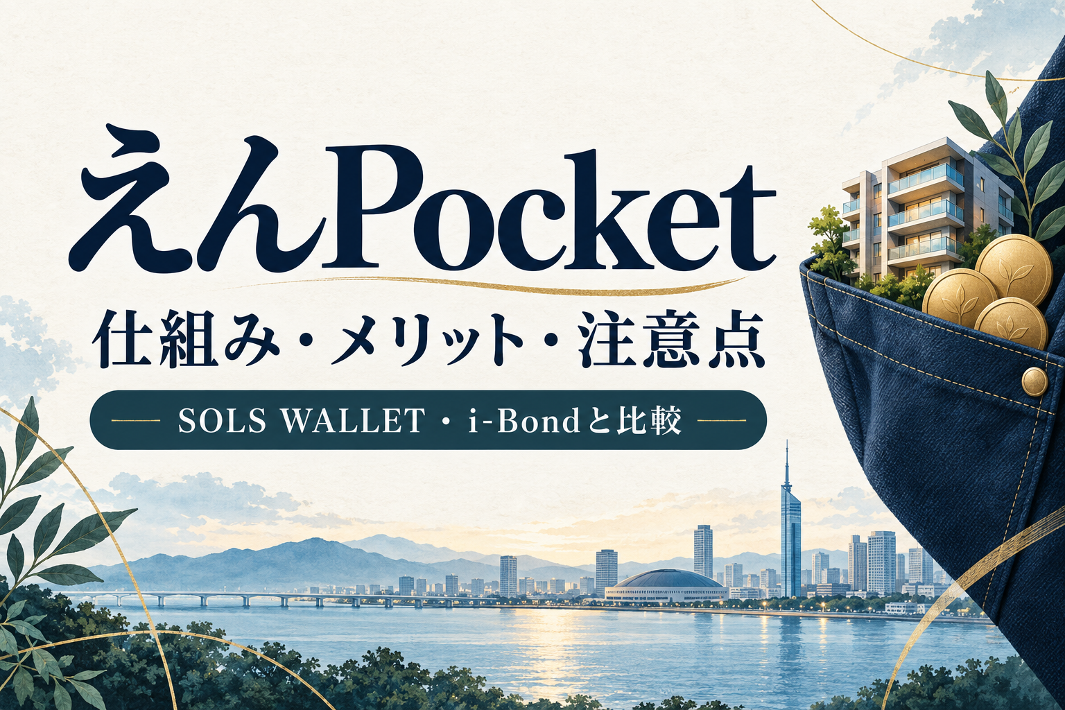 えんPocketの仕組み・メリット・注意点をSOLS WALLET・i-Bondと比較