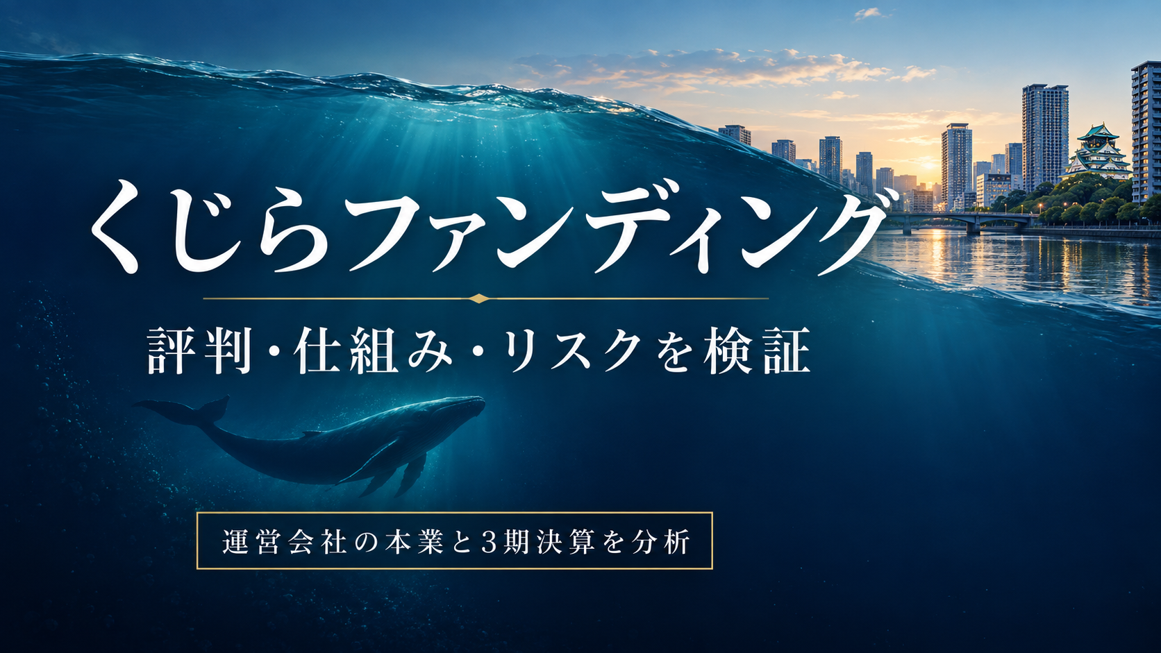 くじらファンディングの評判・仕組み・リスクと3期決算の分析