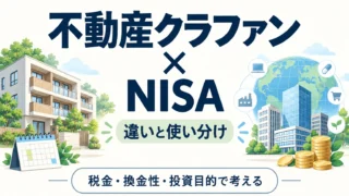 不動産クラファンはNISAで買える？違いと使い分けを解説のアイキャッチ画像